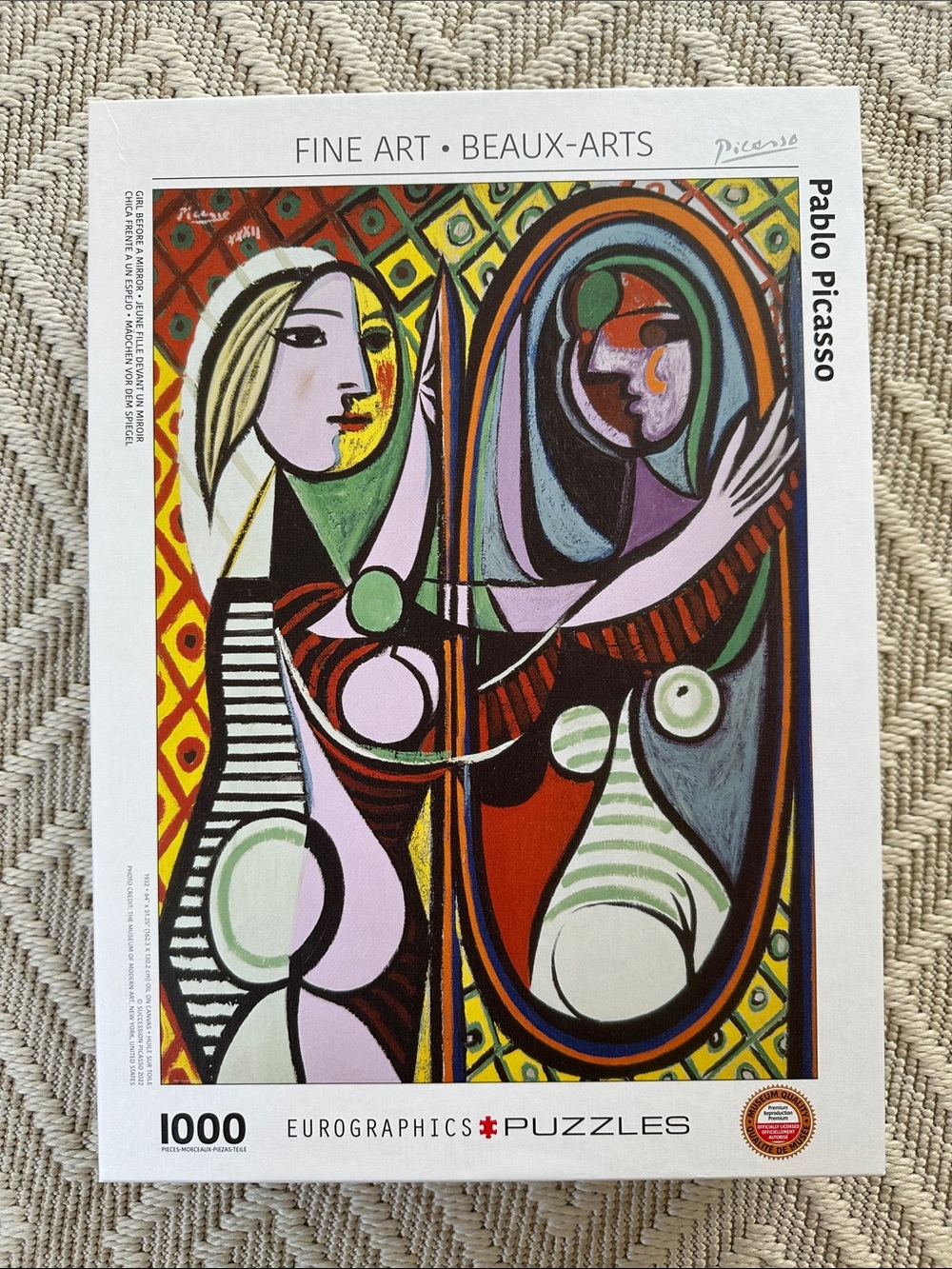 Eurographics - Girl Before A Mirror 1000 Piece Puzzle
